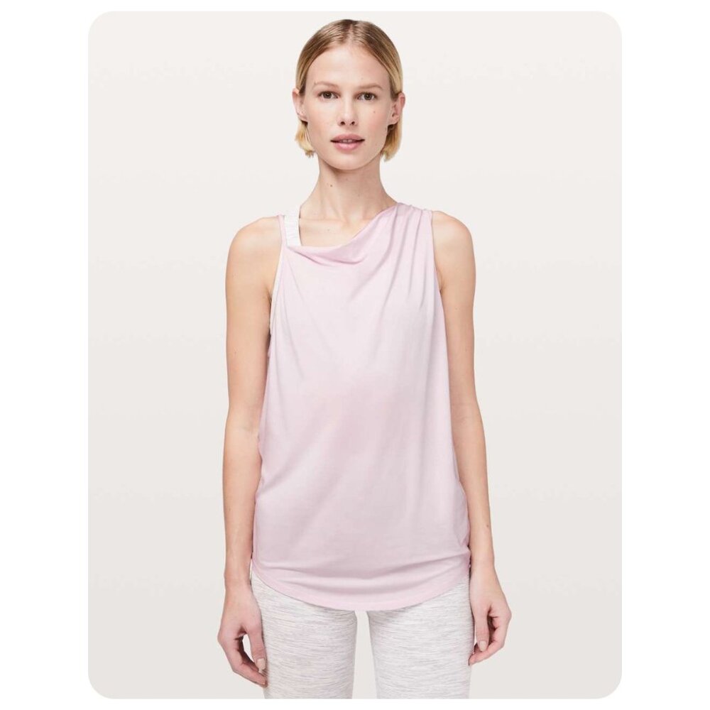 !! Lululemon Dare To Drop Pink Glow Tank Top sz 6